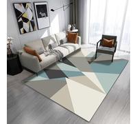 RUGMRZ Fireplace Rug Kids Rugs For Bedrooms Bedside Carpet Snug Carpets Modern Minimalist Geometric Abstract Anti Slip Washable Decoration Boy Bedroom Accessories multicolored120x180CM