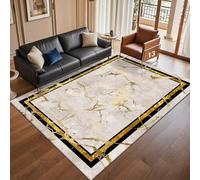 RUGMRZ Gaming Rug For Boys Bedroom Christmas Rugs Mats And Carpet Snug Carpets Modern Minimalist Geometric Abstract Anti Slip Washable Decoration Room Decorations grey50x80CM