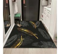 RUGMRZ Girl Bedroom Accessories Baby Rugs Play Mat Carpet For Children Hall Carpets Runners Extra Long 200x250CM Hallway Runner Non Slip black Door Corridor Art Fashion Non-Slip And Stain-Resista
