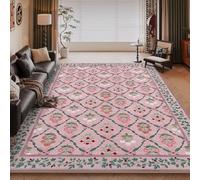 RUGMRZ Lounge Rugs Fireplace Home Carpet Childrens Bedroom Carpets 120x160CM Hallway Decor 31 Pink Living Room Fully Covered Sofa Washable Bottom