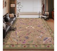 RUGMRZ Multipurpose Floor Rugs Colorful 160x200CM, Fast Drying Modern flowers for Garden,Teenage Bedroom