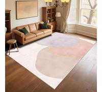 RUGMRZ non slip Flooring Carpet 120x180cm Purple Pink, Modern minimalist design for girls' living rooms