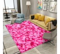 RUGMRZ Patio Rug Animal Print Rugs Very+Large+Carpet Soft Carpets Living Room 180x280CM Large pink Girl Bedroom Warm Flower Pattern