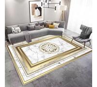 RUGMRZ Rug For Kids Bedroom Rugs Aesthetic Carpet Chair Mat Childrens Carpets Modern Minimalist Geometric Abstract Anti Slip Washable Decoration The House white120x180CM