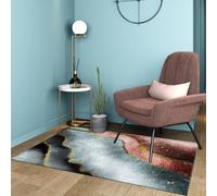 RUGMRZ Rugs Mat Long Carpet Runners Carpets+Runner For Hallways Non Slip Modern Minimalist Geometric Abstract Anti Washable Decoration Childrens Rug grey80x120CM