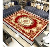 RUGMRZ sitting room rugs large Floor Living big 160x200CM Red. Rectangular carpet in the room. machine washable rug children's