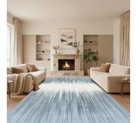 RUGMRZ Soft Indoor Door Mat Blue 50x70cm,Modern Simplicity Short Pile for Living Room,Playroom,Home Office