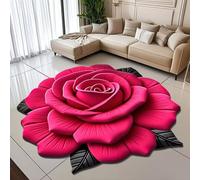 RUGMRZ Soft Rug Living Room Rugs Flooring Carpet For Carpets Bedrooms Alien Door Mat Anti Slip And Stain Resistant Customizable Garden Outdoor red180x180CM