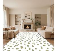 RUGMRZ Soft Rugs Living Room White 180x220cm,Modern Simplicity Short Pile for Girls Bedroom,Office,Hallway