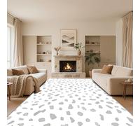 RUGMRZ Soft Rugs Living Room White 180x220cm,Modern Simplicity Short Pile for Girls Bedroom,Office,Hallway