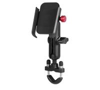 Rugnipw Bicycle Phone Holder Universal 12-24V Motorcycle Mobile Phone Holder Electric-bike Charging Navigation Frame Motorbike Phone Mount(Handleba No Charge)