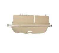 Rugnipw Car Trunk Retractable Cargo Cover For Toyota For Land For Cruiser For Prado For LC150 FJ150 2010-2021 Shield Shade Curtain Partition Board Rear Trunk Cargo Cover(Beige)
