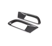 Rugnipw for Toyota 86 2012-2020 Carbon Fiber Car Door Handle Center Console Gear Panel Air Outlet Frame Cover Trim Car Trim Interior(2X Handle Bowl Cover)