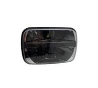 Rugnipw Front Headlight For Jeep For Wrangler YJ XJ MJ 1984-2001 Car LED Headlight 5x7 7X6 Square DRL Turn Signal Hi/Lo Headlamp(1*Black A)