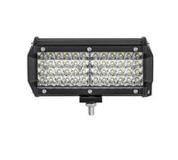 Rugnipw Front Headlight Universal Truck Driving Offroad Boat Car Tractor 4x4 SUV ATV 12V 24V 72W 144W Light Bar/Work Light Spotlight LED Light Bar(1x 144w light)