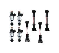 Rugnipw Fuel Injector Nozzles For OBD1 OBD2 B16 B18 B20 | D15 D16 D18 H22 Refit Injector 550cc Fuel Injectors With Wiring Harness Replacement Kit Car Fuel Injector