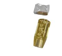 Rugnipw Gear Stick Knob Cap Cover Car Gear Ahift Head 10/15CM Acrylic Shift Handle M8/10/12 for Automatic Transmission Cars(10cm Yellow)