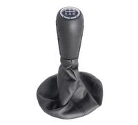 Rugnipw Gear Stick Knob Cap Cover for Fiat for Punto 188 MK2 Gear Shift Knob Leather Boot Collar Case Gearbox 5 Speed Manual Transmission(Gearshift)
