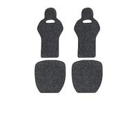 Rugnipw Interior Accessories For BYD For Atto 3 For Yuan For Plus For Tang For Han For Dolphin EV 2022-2024 Linen Cushion Car Seat Mat Protector Car Seat Covers(4PCS Front Seat)