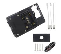 Rugnipw Motorcycle GPS Navigation Mount For BMW R1200GS For LC For Adventure Navigation Bracket R1250GS S1000XR R1200RS Motorcycle USB Charger Mobile Phone Holder Stand(USB 12mm Clip)