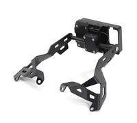 Rugnipw Motorcycle GPS Navigation Mount For Tiger 800 For XCX For XRX 2015 2016 2017 Motorcycle SMART PHONE Navigation Plate Bracket Adapt Holder Kit GPS Accessory Mount(One set)