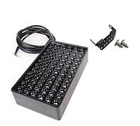 Rugnipw Rear Bumper Lights 72LEDs Car Brake Light Universal 12V F1 Style Led Signal Lights Rear Diffuser Spoiler Tail Light(B-White LEDs)