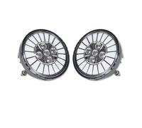 Rugnipw Rear Bumper Lights For Pontiac For Solstice Rear Bumper Reflector Tail Brake Lights Red LED Taillamps White Backup Reverse(A)