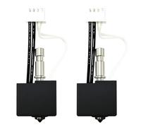 RugooSpink 2pcs 0.4mm + 0.8mm Cobra S1 Hotend Combo Hot End Cobra S1 Extruder Hotend with Hardened Steel Nozzle Throat Tube Assembly for Anycubic 3D Printer