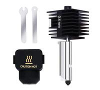 RugooSpink A1/A1 Mini Hotend Kit Hot End Assembly Print Head Extruder with Hardened Steel Heatsink Nozzle Heater Block Replacement Hotend Accessories for Bambu Lab 3D Printer