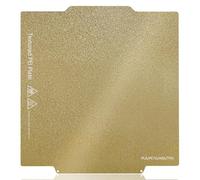 RugooSpink PEI Plate for Creator 5/Creator 5 Pro Build Plate PEI Plate Print Bed Double Sided Textured Gold Plate Removable Printer Bed Platform for Flashforge Creator 5 3D Printer