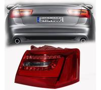 RUGPDA Rear Tail Light for A-udi A6 S6 C7 2012 2013 2014 2015 2016, Left Right Back Lamp Lens Car Replacement,right outer