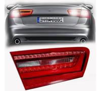RUGPDA Rear Tail Light for A-udi A6 S6 C7 2012 2013 2014 2015 2016, Left Right Back Lamp Lens Car Replacement,left inner