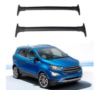 Roof Cross Bars for Ford Ecosport 2013 2014 2015 2016 2018 2019 2017 2020, Car Rails Rack Aluminium Top Luggage Carrier, black Anti-theft dedicated Bars,Black