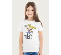 Rugrats Angelica Not Tired T-Shirt in White | Size: 7-8 Years Rugrats White 7-8 Years