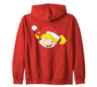 Rugrats Angelica Santa Hat Zip Hoodie