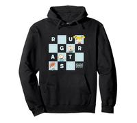 Rugrats Baby Blue Checkered Group Shot Pullover Hoodie