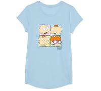 Rugrats Baby Group Box Up T-Shirt, Girls, Baby Blue, X-Small