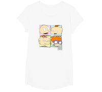 Rugrats Baby Group Box Up T-Shirt, Girls, White, Medium
