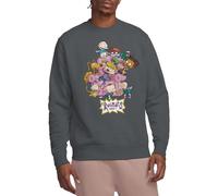 Rugrats Chair Crew Sweatshirt, Charcoal, Large