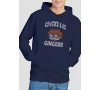 Rugrats Chicks Dig Gingers Unisex Hoodie, Navy | Size: Large Rugrats Navy L