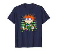 Rugrats Christmas Chuckie Tangled Christmas Lights T-Shirt