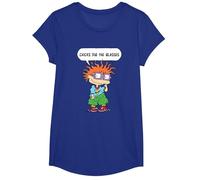 Rugrats Chucky Chicks Dig The Glasses T-Shirt, Girls, Royal Blue, X-Small