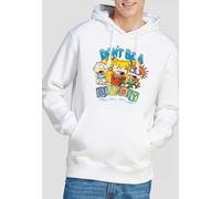 Rugrats Don'T Be A Baby Blocks Hoddie, White | Size: Medium Rugrats White M