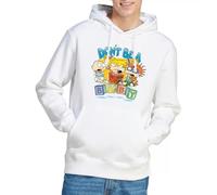 Rugrats Don'T Be A Baby Blocks Hoddie, White, XX-Large
