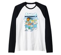 Rugrats Don't Be a Baby Neon Lightning Raglan Baseball Tee