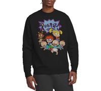 Rugrats Group Crew Sweatshirt, Black, Large