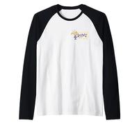 Rugrats Logo Angelica with Halo Left Chest Raglan Baseball Tee