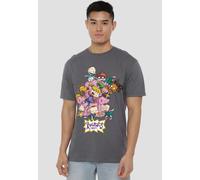 Rugrats Men's Chair T-Shirt, Charcoal | Size: Small Rugrats Charcoal S
