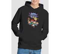 Rugrats Men's Group Hoodie, Black | Size: Large Rugrats Black L