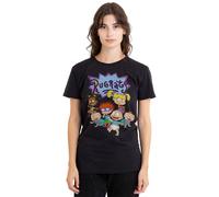 Rugrats Men's Group T-Shirt, Black | Size: 2XL Rugrats Black 2XL